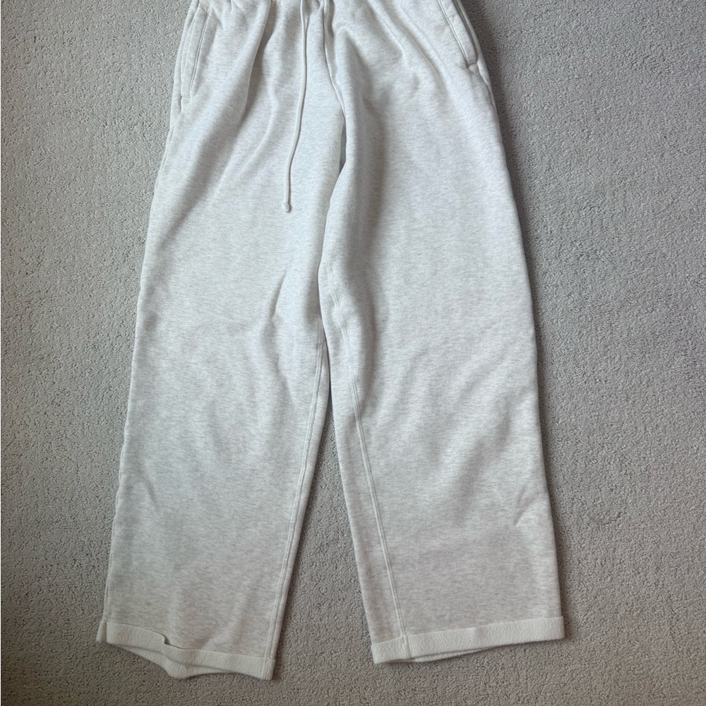 Whiteish Gray Skims Sweatpants
